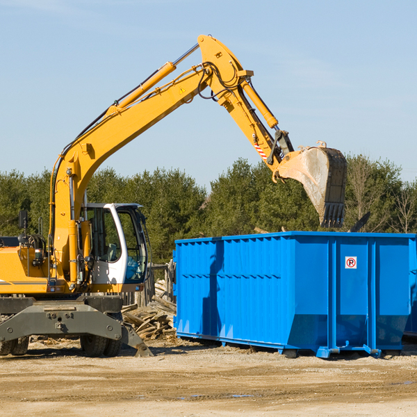 what kind of customer support is available for residential dumpster rentals in Roseville